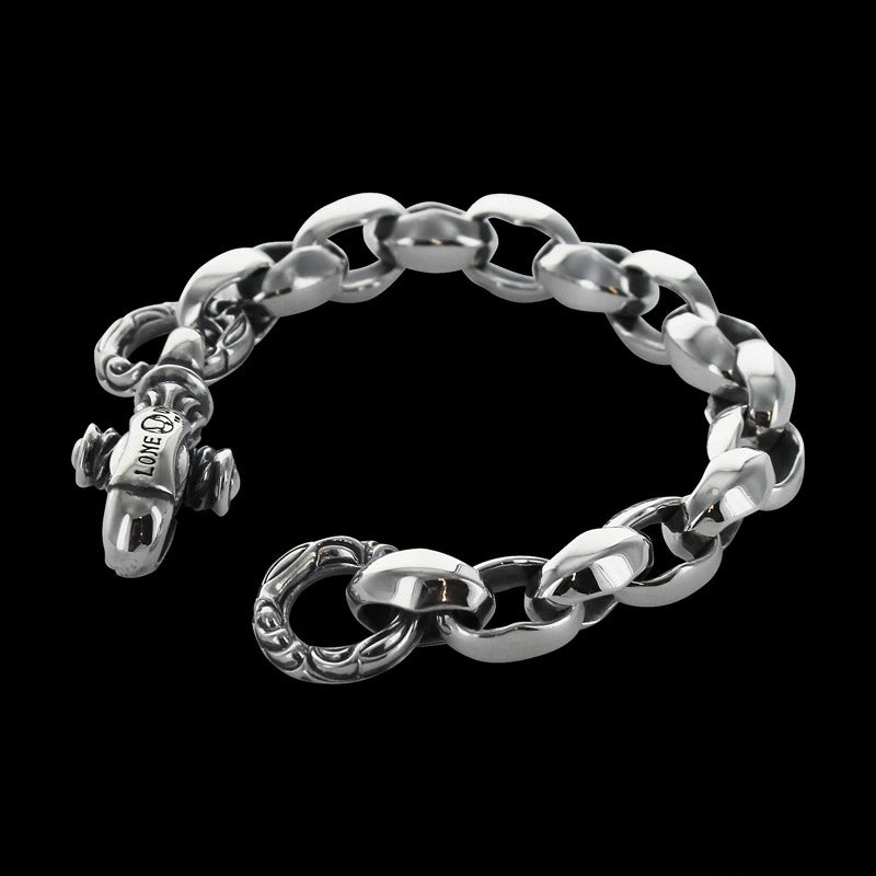 Silk Link (M) Bracelet (Crane Circle)