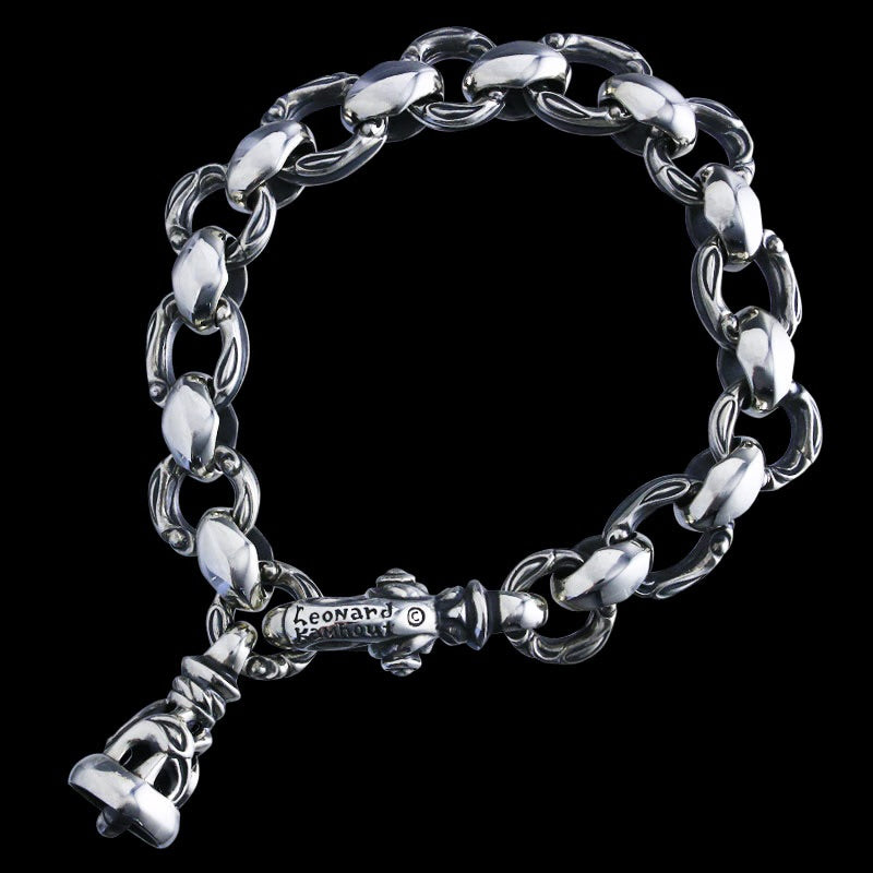 Cygnet With 1 Dove Bell (M) Bracelet (Engraving Leonard Kamhort)