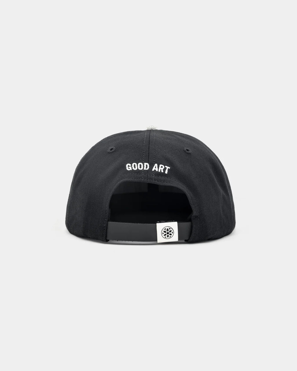 Classic Cotton Ball Cap - Rosette - Black