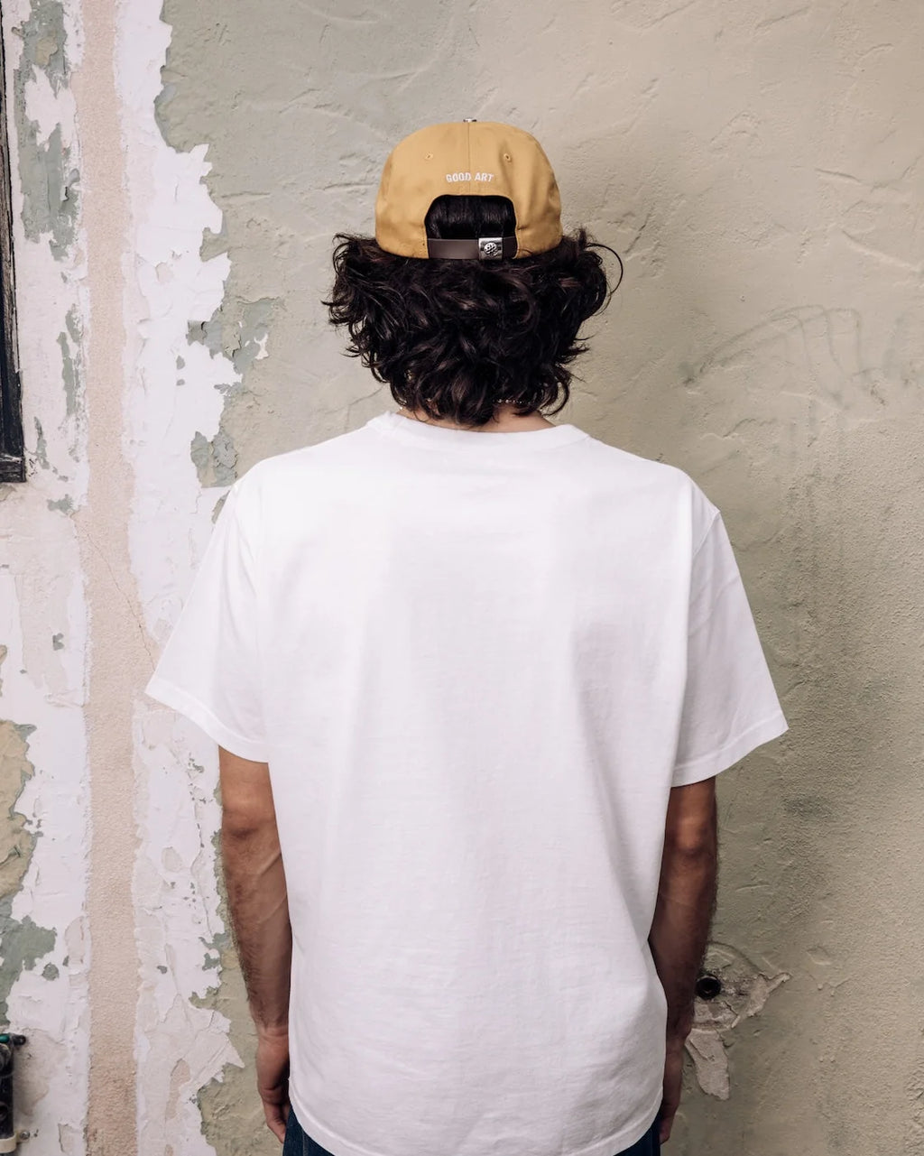 Classic Cotton Ball Cap - Rosette - Mustard