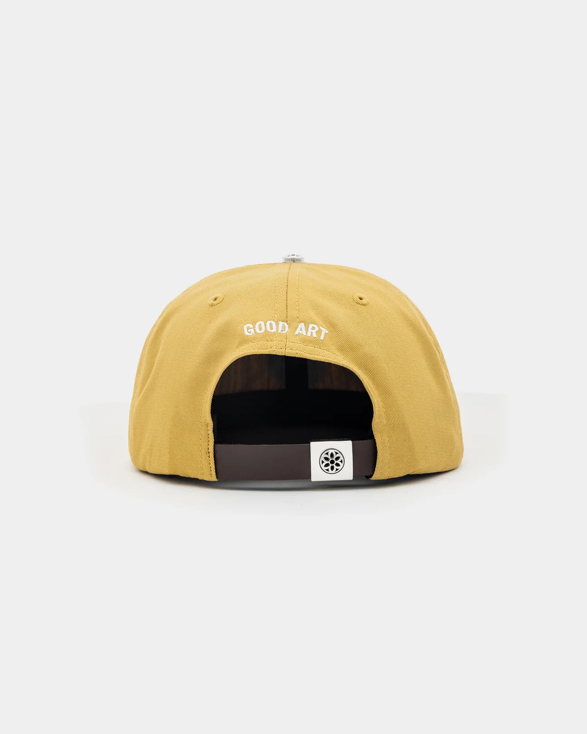Classic Cotton Ball Cap - Rosette - Mustard
