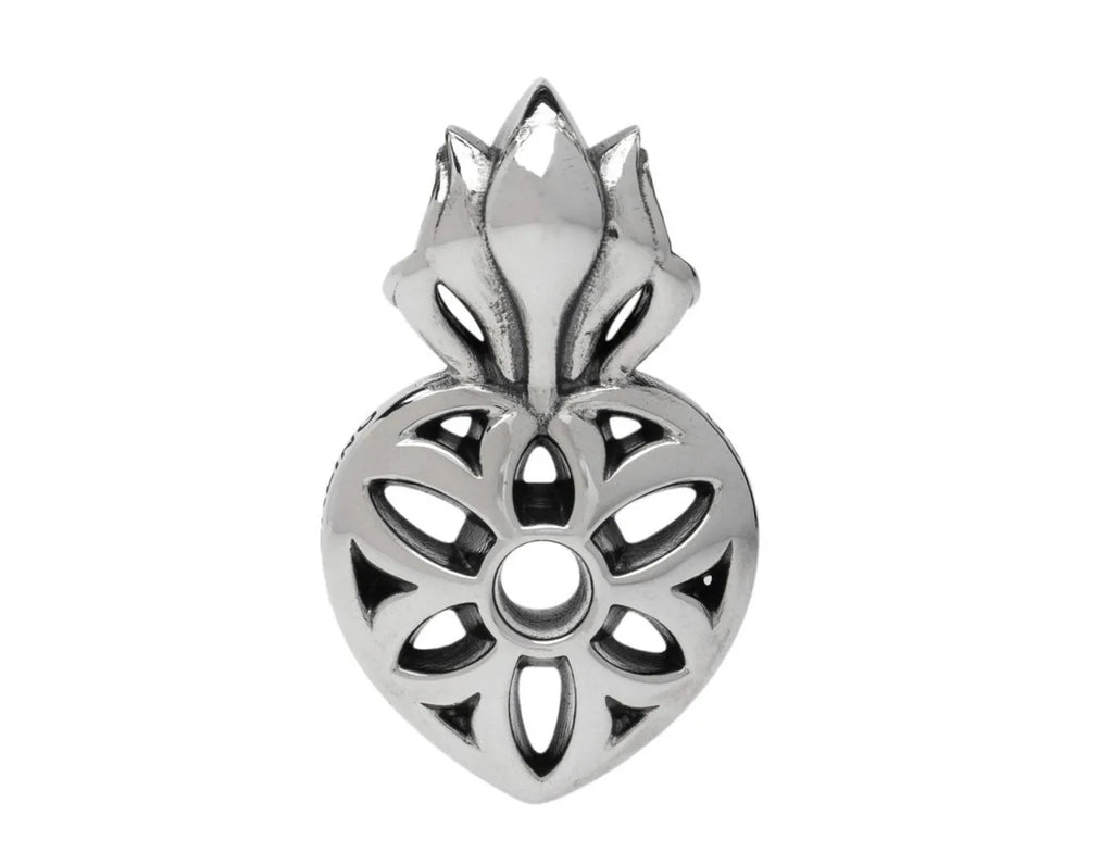 Sacred Rosette Pendant, Sterling