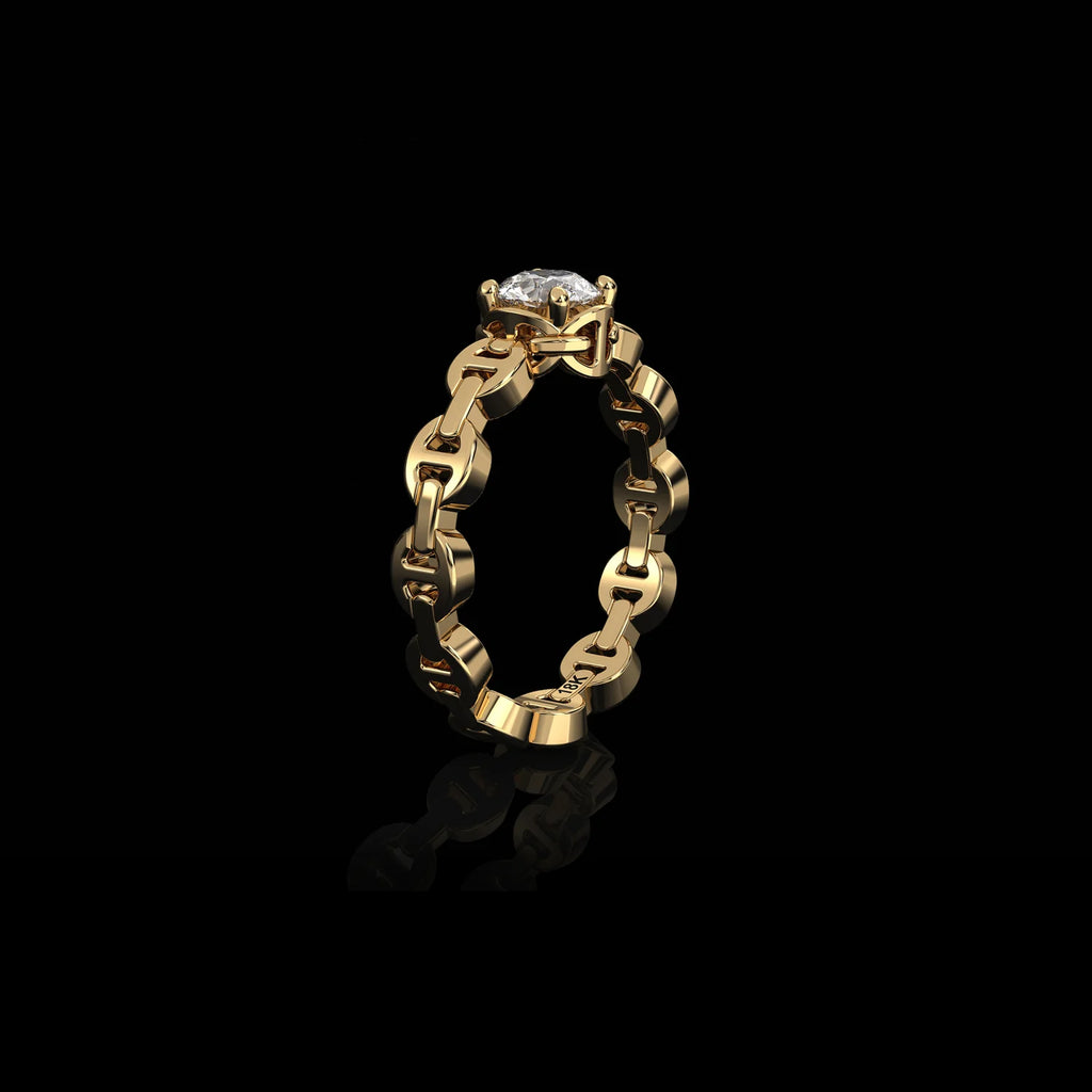 HB182D Micro II Single Solitaire With .5 Carat Diamond