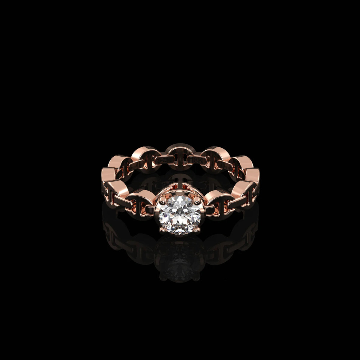 HB182D Micro II Single Solitaire With .5 Carat Diamond