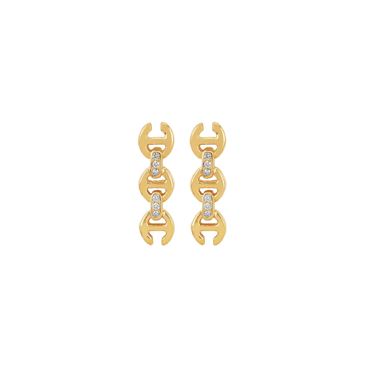 3MM TOGGLE STUDS WITH DIAMONDS