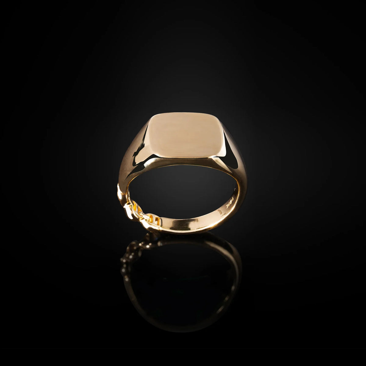 HB432 RECTANGLE SIGNET RING