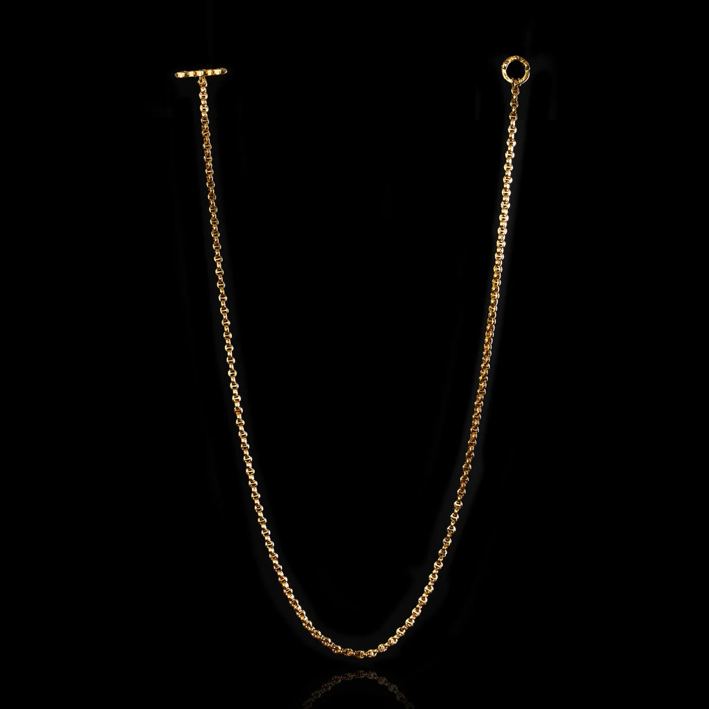 HB040 3mm MICRO OPEN-LINK NECKLACE