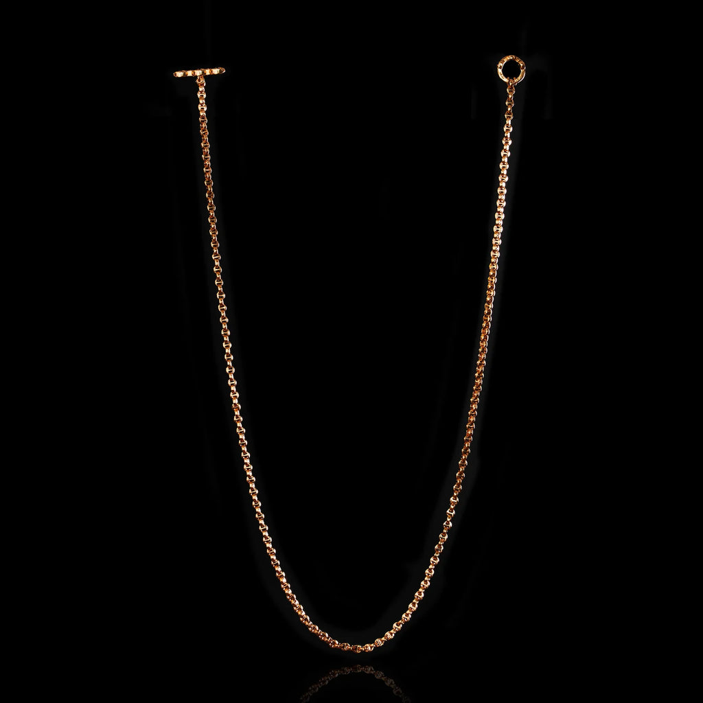 HB040 3mm MICRO OPEN-LINK NECKLACE