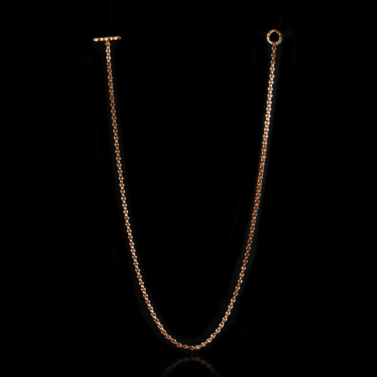 HB040 3mm MICRO OPEN-LINK NECKLACE