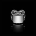 HB008M QUAD LINK MONOGRAM