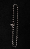 HB437 MEDIUM BEADED LINK NECKLACE
