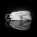 HSB WHITE FUR WESTERN BELT