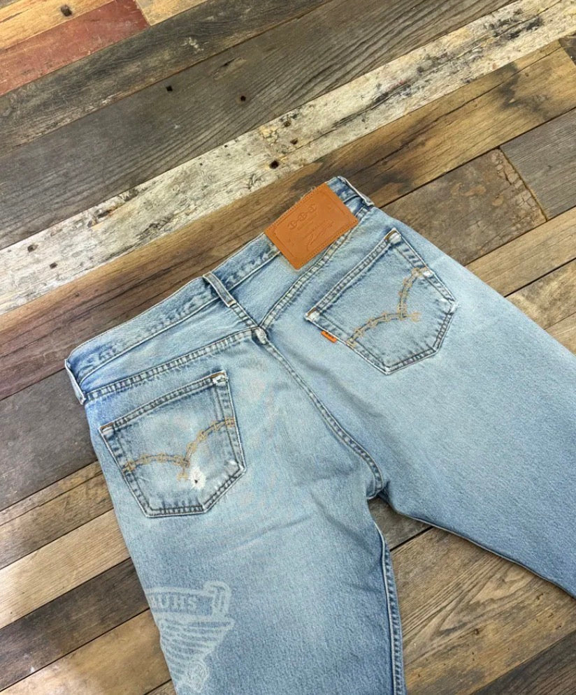 HOORSENBUHS Vintage Reworked Denim Light Blue