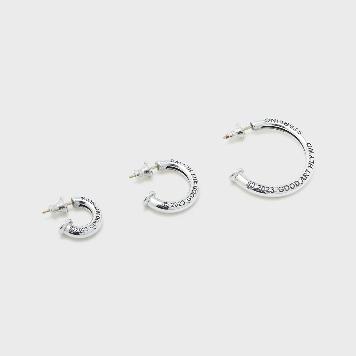 Nailhead Hoop Earring