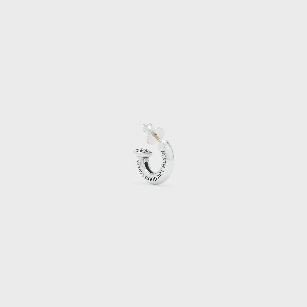 Nailhead Hoop Earring