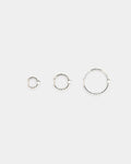 Rondel Hoop Earring