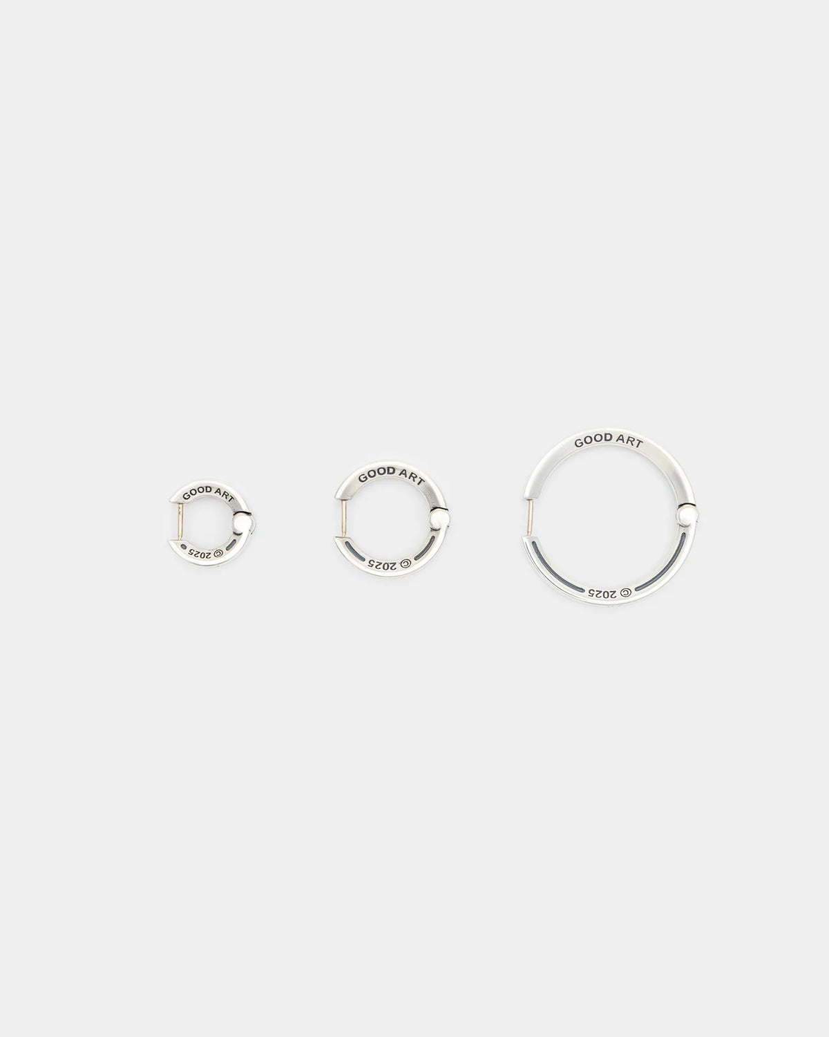 Rondel Hoop Earring