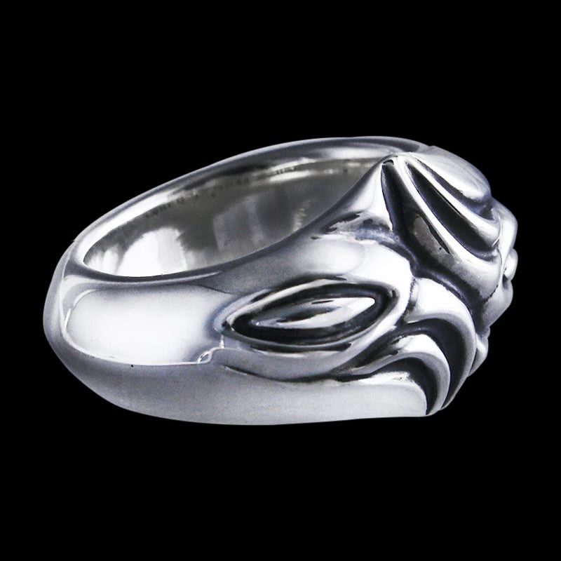 Curved Silk Ring (L)