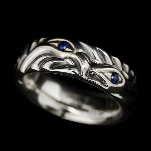 Love Bite Ring with Sapphire