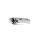 Thin Band Ring - Rosette