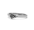 Thin Band Ring - Cutout Rosette