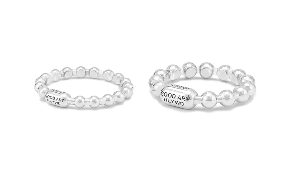 Ball Chain Ring - Logo