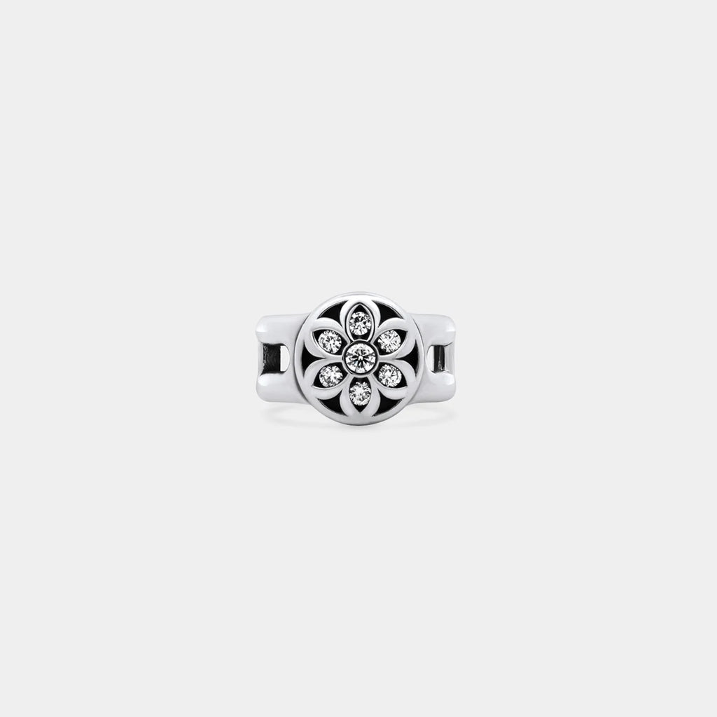 Cigar Band - White Diamonds Rosette