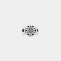 Cigar Band - White Diamonds Rosette