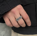 Chrome Ring w/Diamond