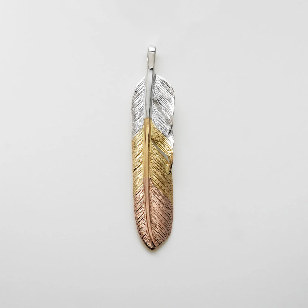 M Flight 3-Part Feather, Harmony(SV925・K18YG・K18PG)