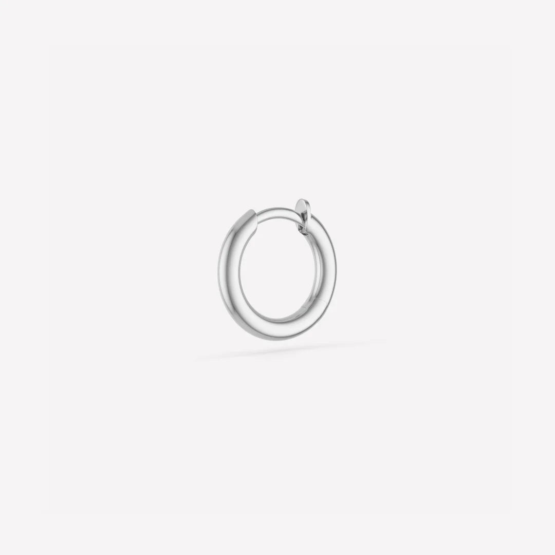 Micro Hoop Silver | Single