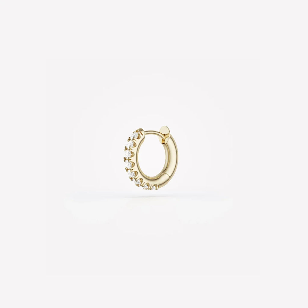 Mini Micro Hoop Pavé