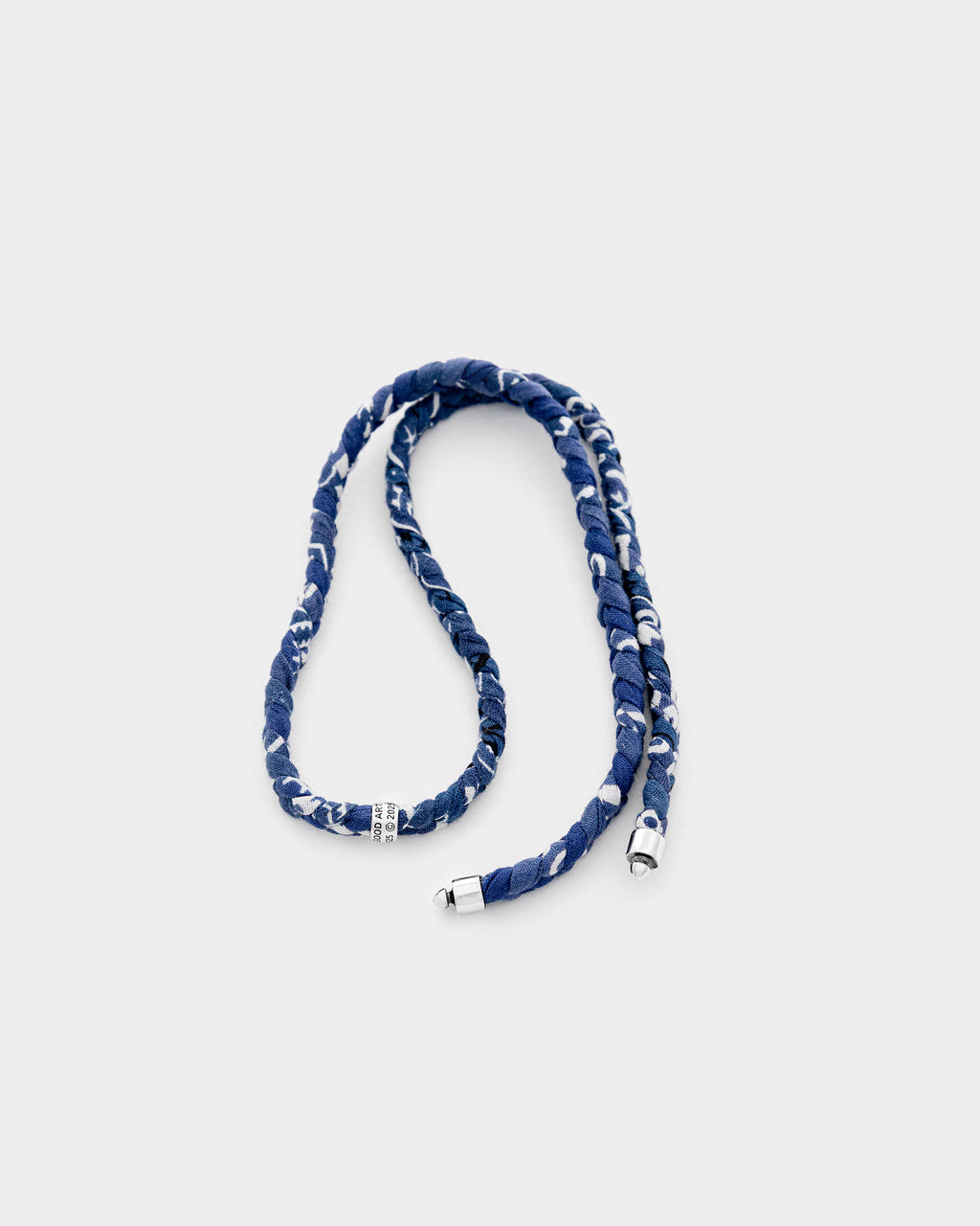 Pooka Necklace - Ultem Pooka - Navy Bandana Braid