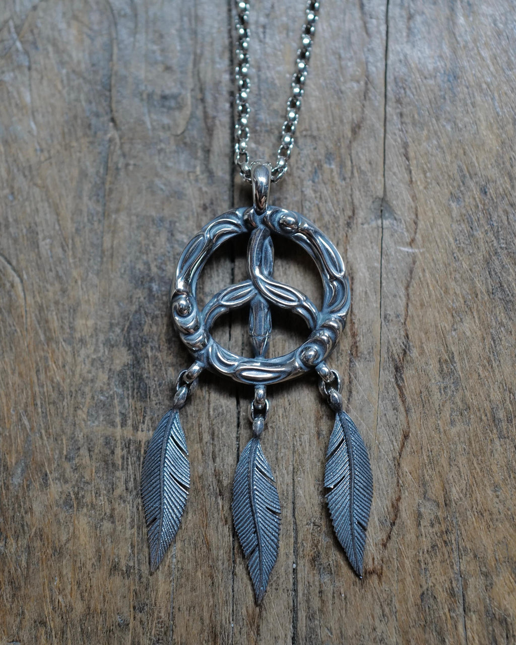 Dream Catcher w/2mm Mini Silk Chain