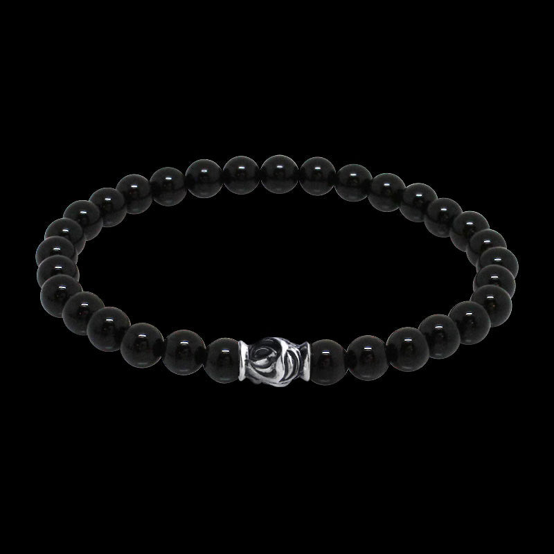 Eagle Bead 6mm Stone Bracelet