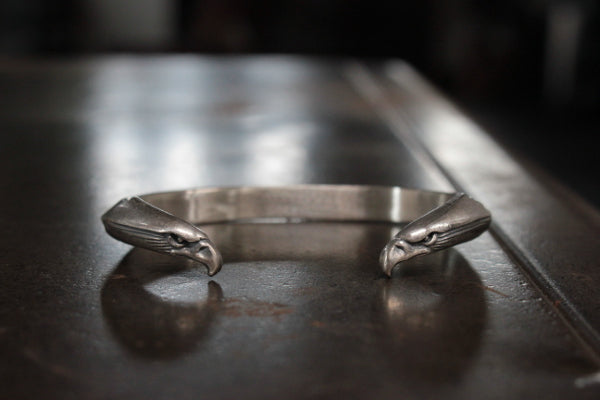 FCB-10 2 eagle face bangle