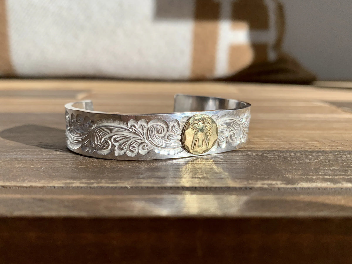 KS Karakusa K18 Eagle Bangle